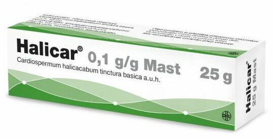 Halicar dermální mast 25g porovnat ceny