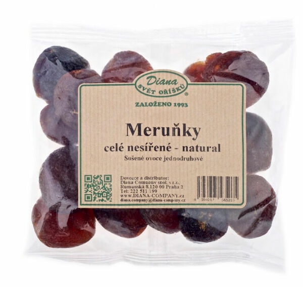 Diana Company Meruňky celé nesířené natural velikost 1 vakuum 1kg porovnat ceny