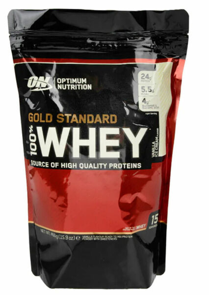 Optimum Nutrition 100% Whey Gold Standard vanilková zmrzlina 450g porovnat ceny