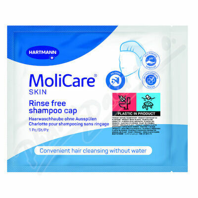 Molicare Skin čepice na mytí vlasů bez oplachu porovnat ceny