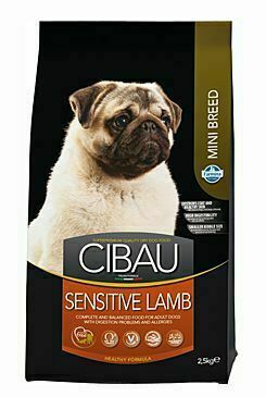 Cibau Adult Sensitive Lamb&rice Mini 2,5kg porovnat ceny