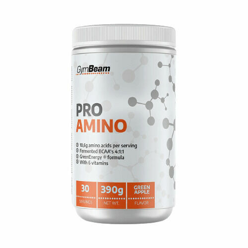 GymBeam ProAmino stim-free zelené jablko 390g porovnat ceny