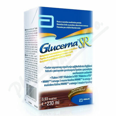 GLUCERNA SR ČOKOLÁDOVÁ PŘÍCHUŤ perorální SOL 1X230ML porovnat ceny