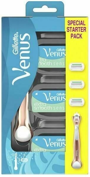 Gillette Venus Sensitive Rose Gold strojek + 3 hlavice porovnat ceny