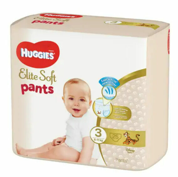 Huggies ® Elite Soft Pants - 3 25 ks porovnat ceny