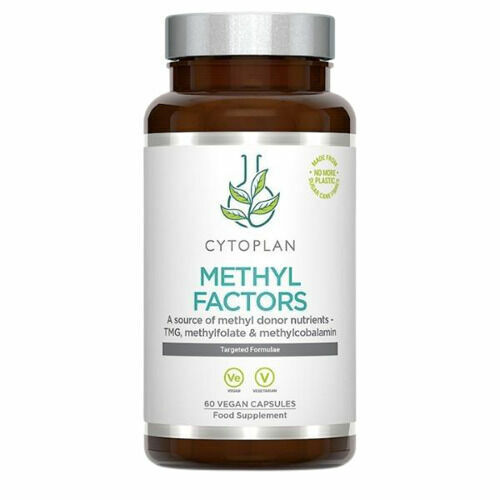 Cytoplan METHYL FAKTORY - B1 + Betain + B2 + B6 + Kyselina listová (L-Methylfolát) + Vitamín B12 a Zinek 60 kapslí porovnat ceny