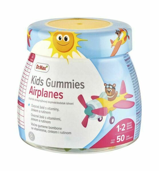 Dr. Max Kids Gummies Airplanes 225 g 50 ks porovnat ceny
