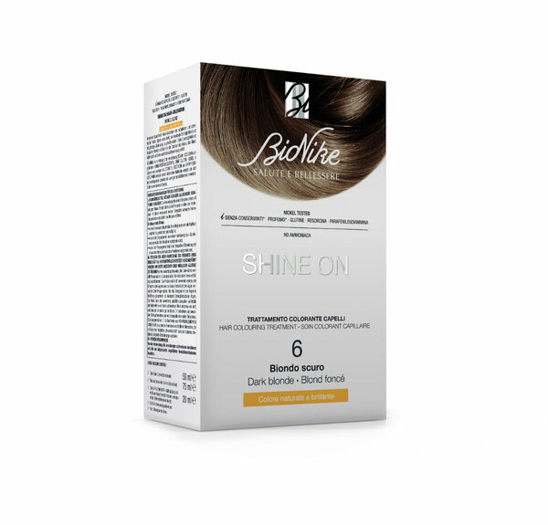 Bionike Shine on hair colouring treatment dark blonde barva na vlasy 75 ml tmavá blond porovnat ceny