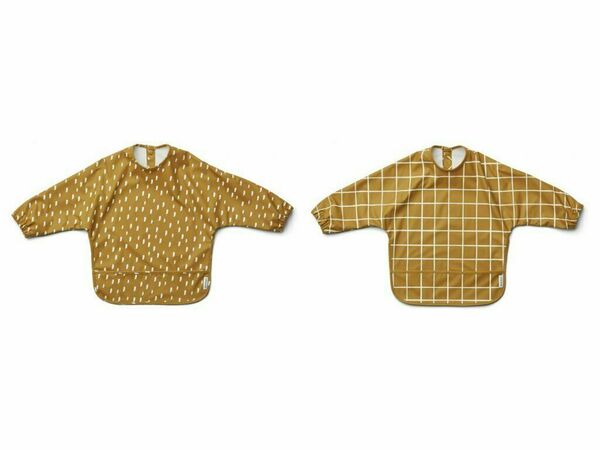 LIEWOOD Set bryndáků Merle 2 pack Graphic stroke golden caramel mix porovnat ceny