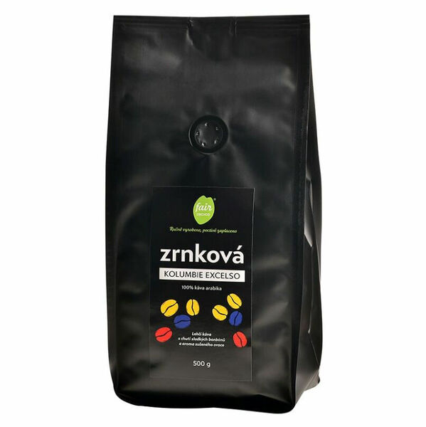 FAIROBCHOD Kolumbie excelso zrnková káva 500 g porovnat ceny