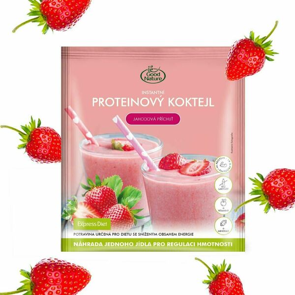 Express Diet Proteinový koktejl s jahodovou příchutí na hubnutí 59g porovnat ceny