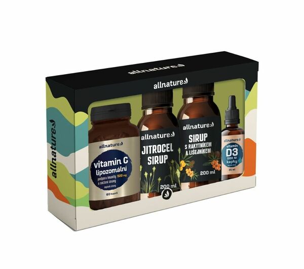 Allnature Vitamínová dárková sada 4 ks porovnat ceny