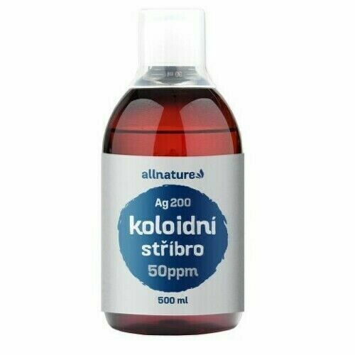 Allnature Koloidní stříbro Ag200 50ppm 500ml porovnat ceny