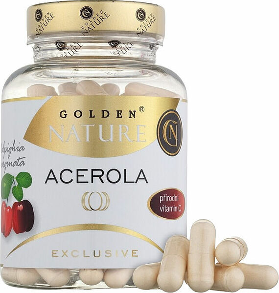 Golden Nature Exclusive Acerola (přírodní vitamin C) 100 kapslí porovnat ceny