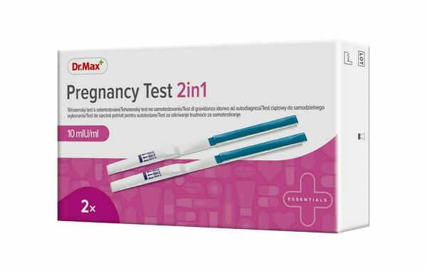 Dr.Max Pregnancy Test 2in1 2 ks porovnat ceny