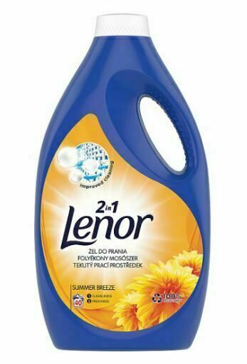 Lenor Summer Breeze Gel prací prostředek 2,2l porovnat ceny