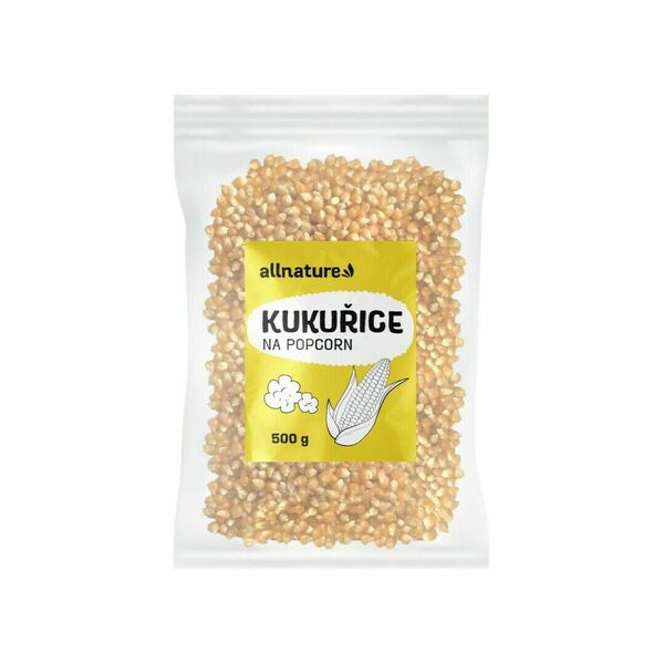 Allnature Kukuřice na popcorn 500g porovnat ceny