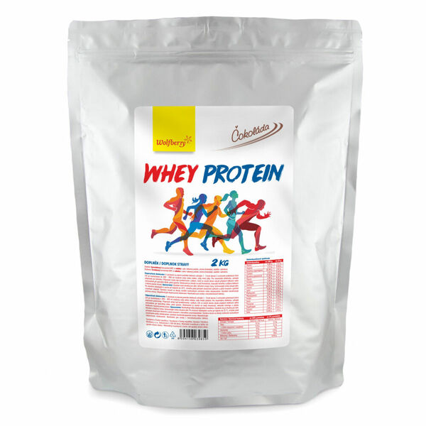 WOLFBERRY Whey Protein Čokoláda nápoj v prášku 2000 g porovnat ceny