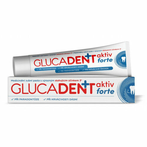 Glucadent+ aktiv forte zubní pasta 75g porovnat ceny