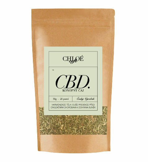 Café Chloé CBD. Konopný čaj 50g porovnat ceny
