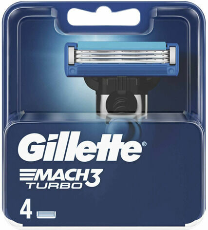 Gillette Mach3 Turbo náhradní břit 4 ks porovnat ceny