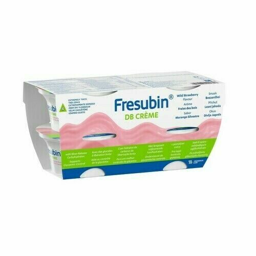 FRESUBIN DB CREME PŘÍCHUŤ LESNÍ JAHODA perorální roztok 4X200G porovnat ceny