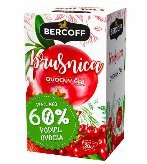 Bercoff Ovocno-bylinný čaj Brusinka 40 g porovnat ceny