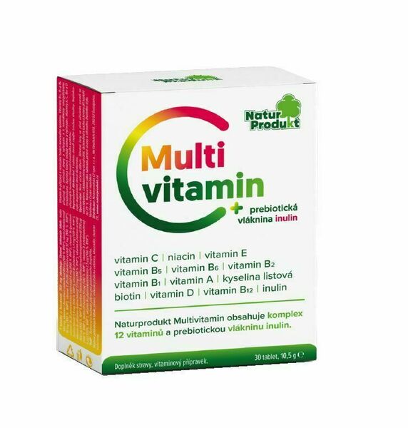 Naturprodukt Multivitamin + inulin 30 tablet porovnat ceny