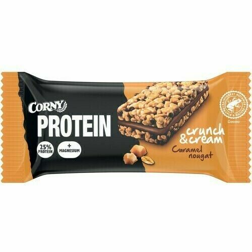 CORNY PROTEIN Crunch&Cream Karamel-nugát 35g porovnání ceny