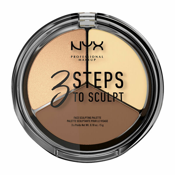 NYX Professional Makeup 3 Steps to Sculpt konturovací paletka odstín Light 5g porovnat ceny