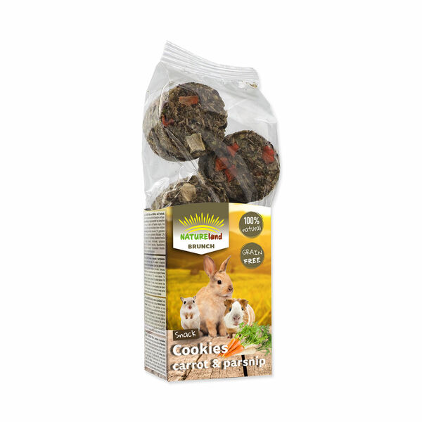 Nature Land Pochoutka Brunch sušenky s mrkví a pastinákem 120 g porovnat ceny