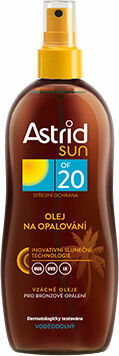 Astrid SUN Olej na opalování SPF20 200 ml porovnat ceny