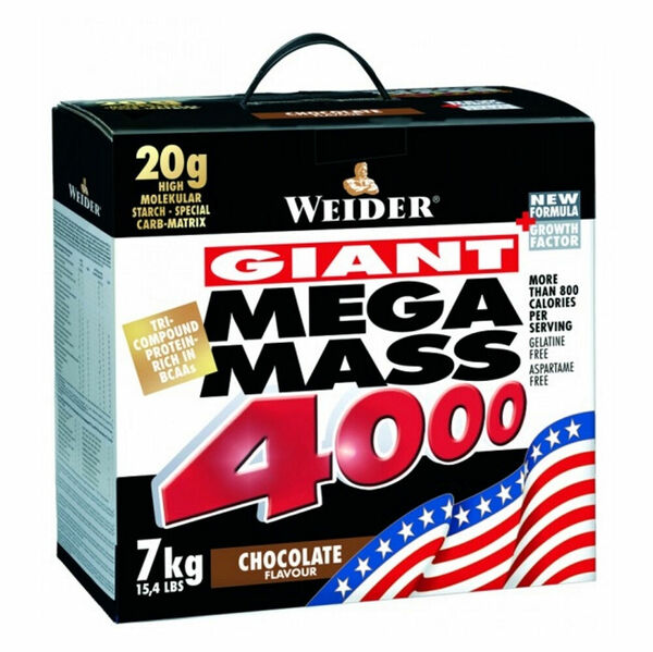 WEIDER Mega Mass 4000 Gainer Jahoda 7000 g porovnat ceny