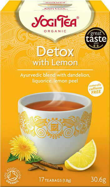 Yogi Tea Bio Detox s citrónem 17x1,8g porovnat ceny
