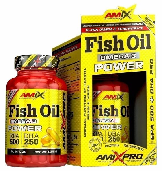 Amix Fish Oil Omega 3 Power 60 kapslí porovnat ceny