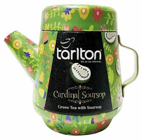 Tarlton - Venture Tea  TARLTON Tea Pot Cardinal Soursop Green Tea plech 100g porovnat ceny