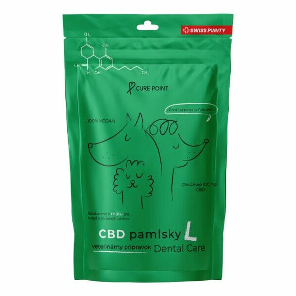 CURE POINT CBD Dental Care L Pamlsky pro psy 100 g porovnat ceny
