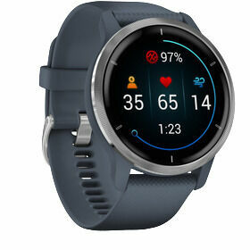 Garmin Venu2 Silver/Granite Blue Band porovnat ceny