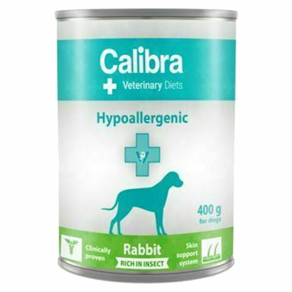 CALIBRA Vet. Diet Hypoallergenic konzerva pro psy Rabbit&Insect 400 g porovnat ceny