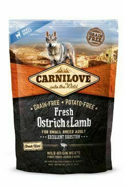 Carnilove Dog Fresh ostrich&lamb for small breed 1.5kg porovnat ceny