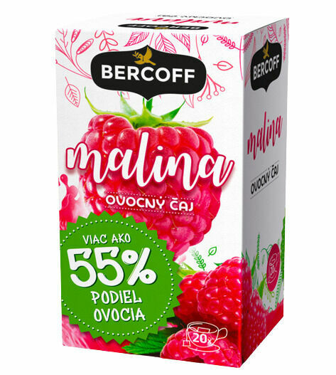 Bercoff Ovocno-bylinný čaj Malina 40 g porovnat ceny
