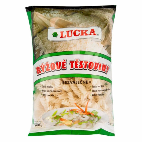 LUCKA Těstoviny rýžové vřetena 300 g porovnat ceny