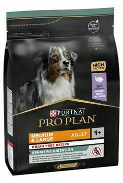 Proplan Dog Adult Medium&large Grainfree Turkey 2,5kg porovnat ceny