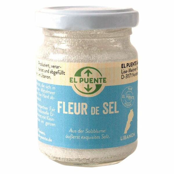 EL PUENTE Fleur de sel z Libanonu mořská sůl 100 g porovnat ceny