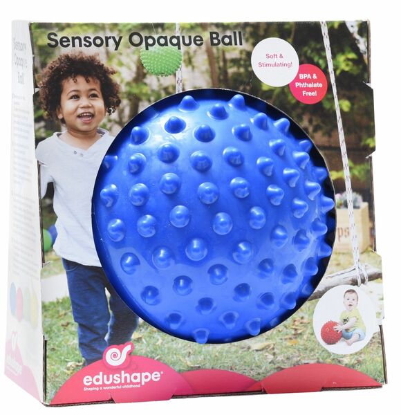 Edushape Míč s texturou 18cm, modrý porovnat ceny