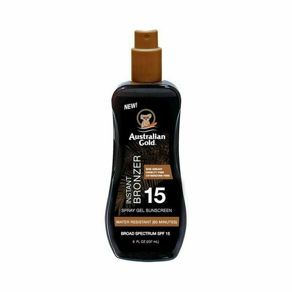 Australian Gold Spray Gel + Bronzer SPF 15 237 ml porovnat ceny