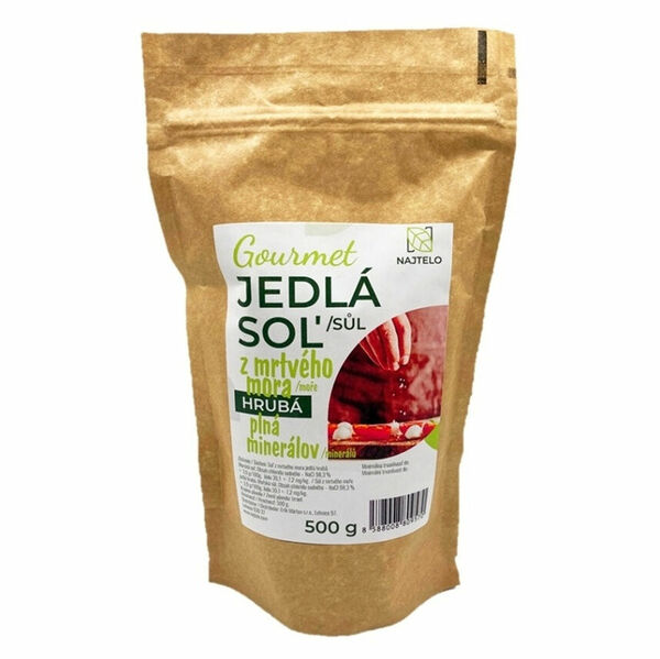 NAJTELO Jedlá sůl z Mrtvého moře hrubá 500 g porovnat ceny
