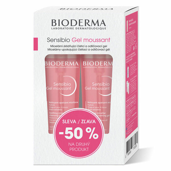 BIODERMA Sensibio Gel Výhodné balení 1+1 200 ml porovnat ceny