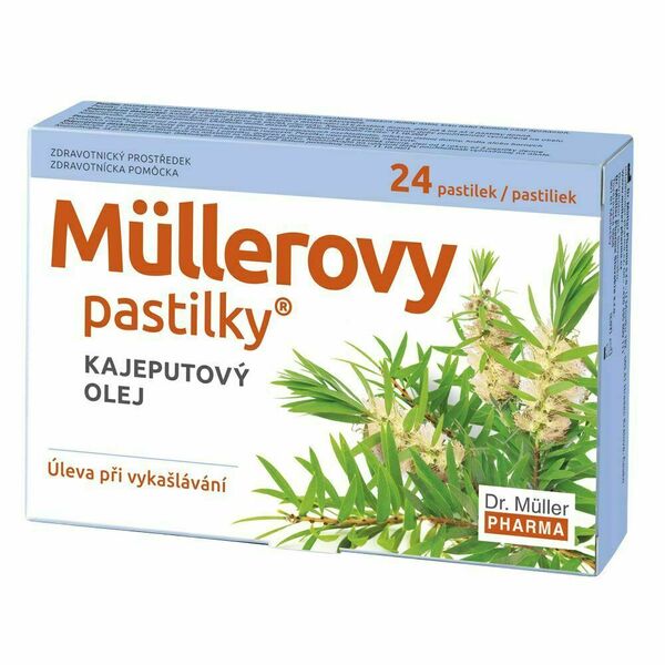 Dr. Müller Müllerovy pastilky s kajeputovým olejem 24 pastilek porovnat ceny