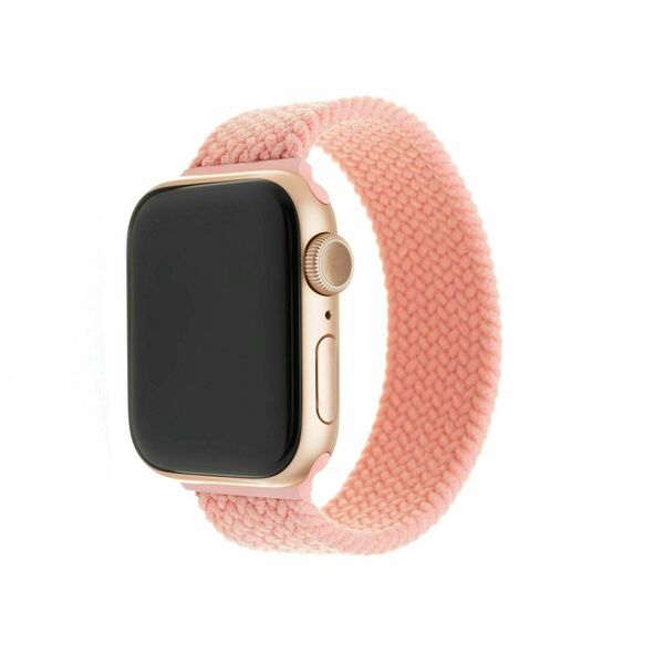 FIXED Elastický nylonový řemínek Nylon Strap pro Apple Watch 42/44/45mm růžový velikost L porovnat ceny